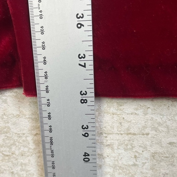 NWT EXPO Red Velvet Swing Dress Sheath Holiday Crew Neck Size 12 Made in USA - Picture 11 of 12